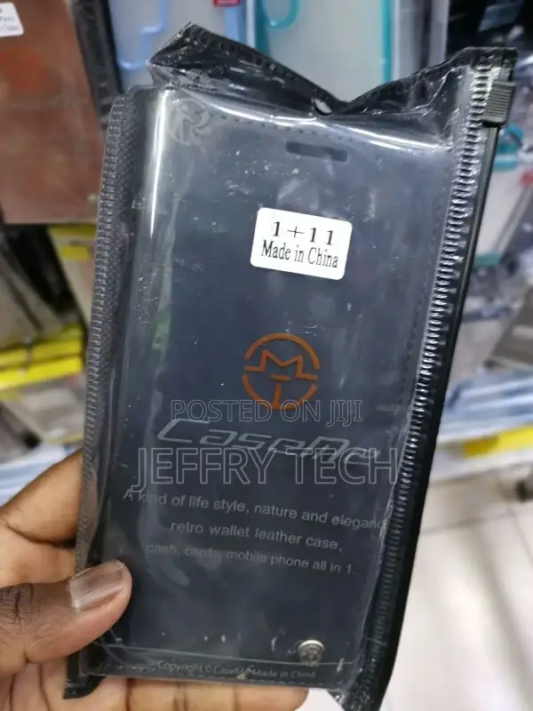 SUPER-ME Flip Cover for ONE PLUS 11 Black