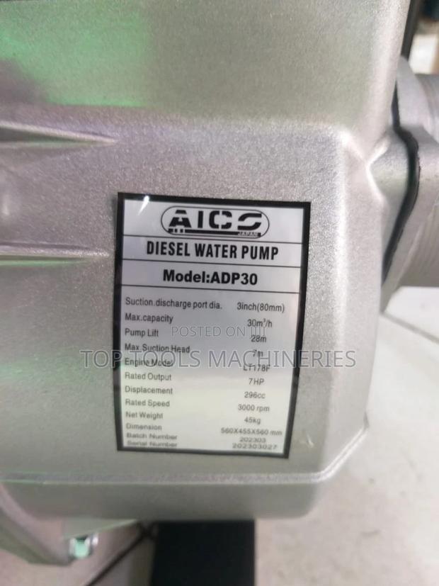 AICO 3 Inch Diesel Water Pump - thumbnail 6