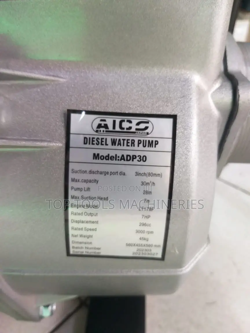 AICO 3 Inch Diesel Water Pump