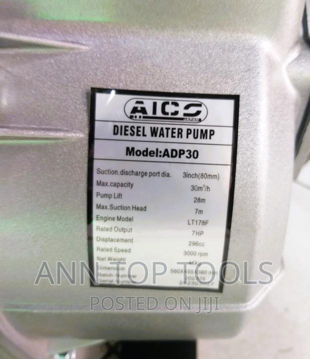 AICO 3 Inch Diesel Water Pump - main view
