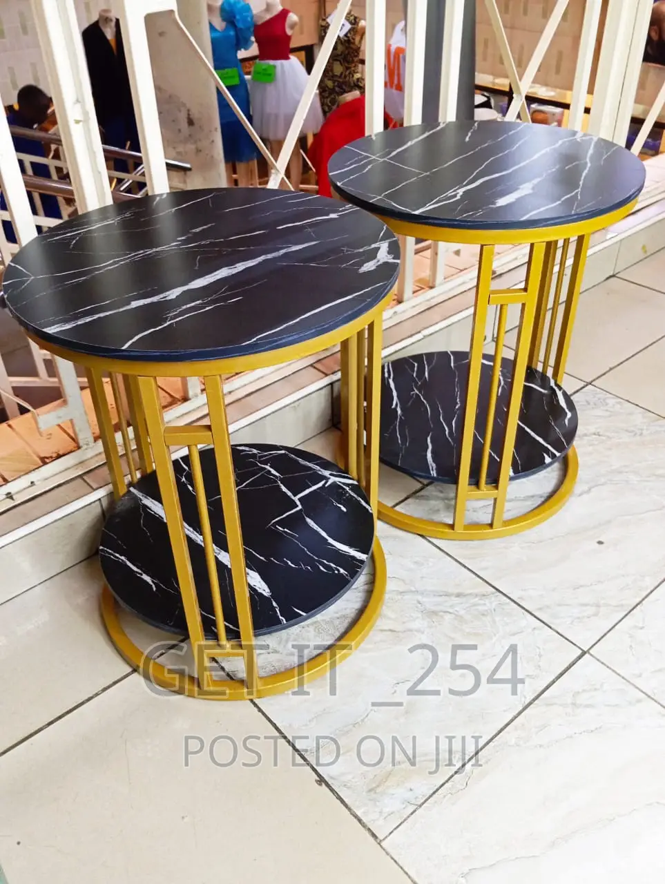 *Wooden Top Multiple Purposes Side Table