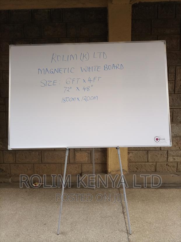 Tripod Stand With Whiteboard 180cm by 120cm Whiteboard - main view