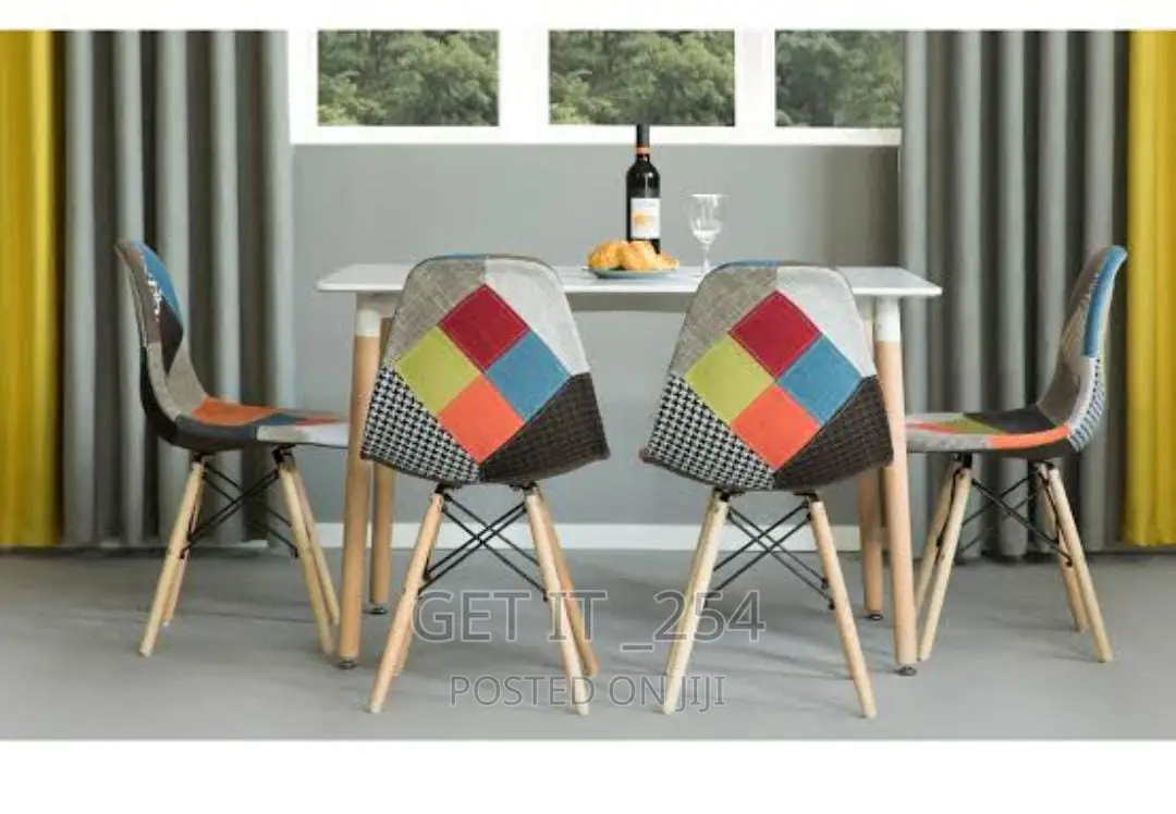 Ankara Like Mid-Century Modern Upholstered Plastic Multico
