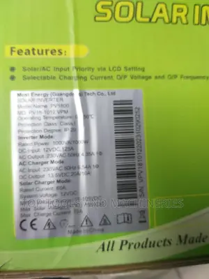 Quality Must 1kva 12v Pure Sine Wave Hybrid Inverter