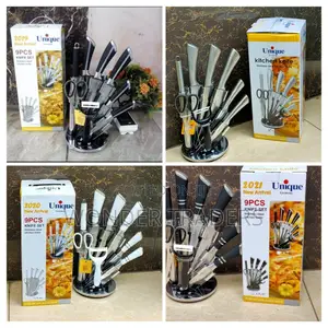 9 PCS Unique Knives Set,