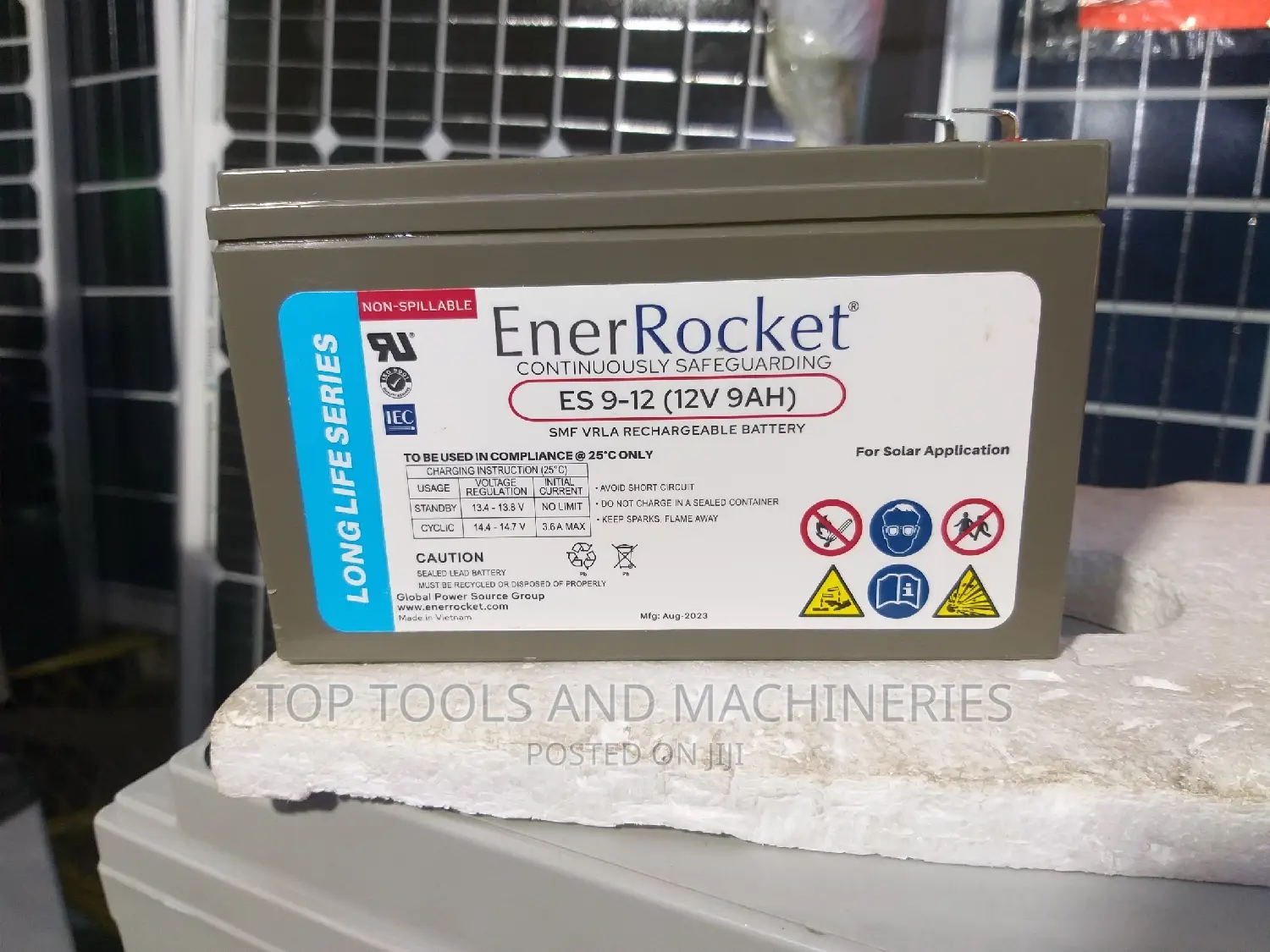 Ener Rocket (ES 9-12) 12V 9ah Rechargeable Battery