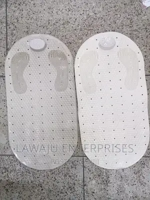 Cream Anti Slip Bathroom Mat