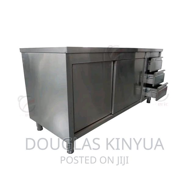 Stainless Steel Working Table/Cabinet. - main view