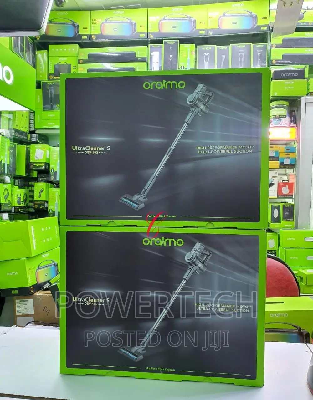 Cordless Self-Standing Stick Vacuum Cleaner- Oraimo