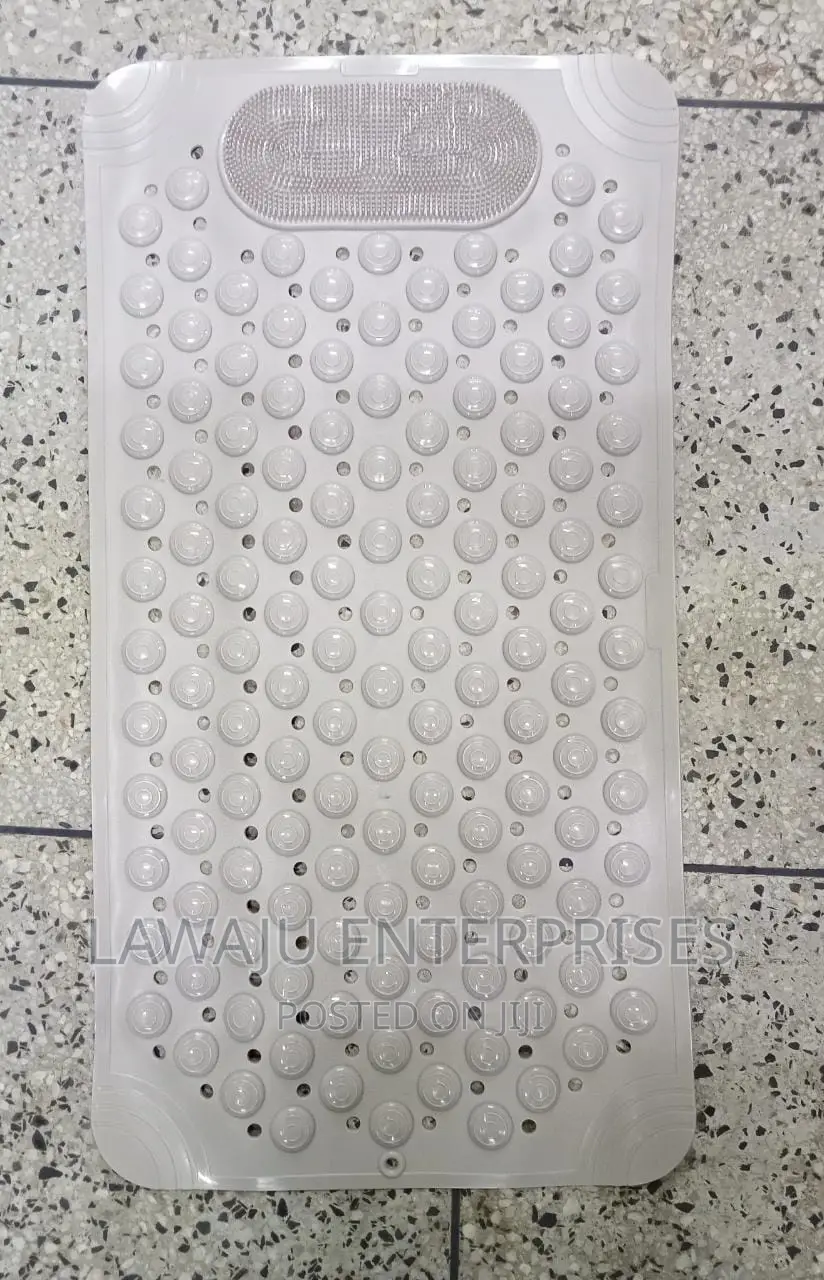 Grey Anti Slip Bathroom Mat