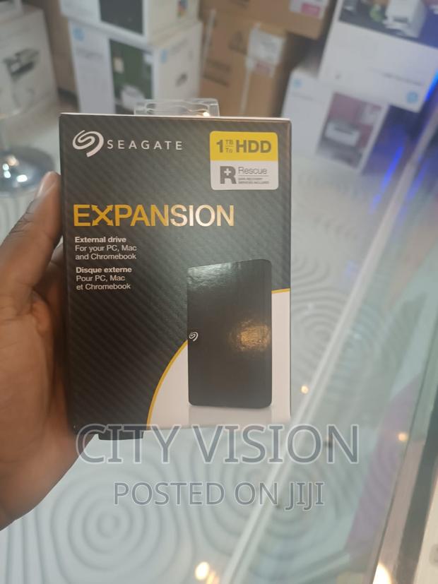 Seagate 1TB HDD Rescue Expansion External Drive!! 1tb!! - main view