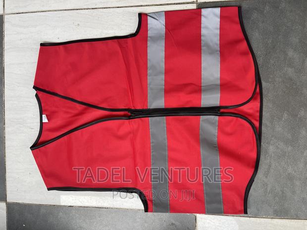 Reflector Vest Zip Red - main view