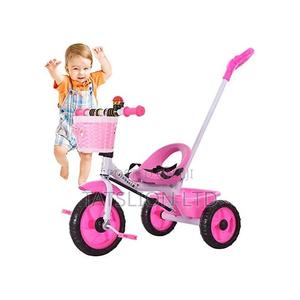 Kids Push Tricycle Pink - main view