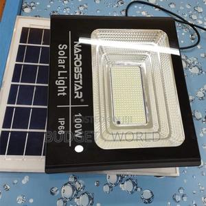 100 Watt High Output Flood Light, Powered by Solar Panel