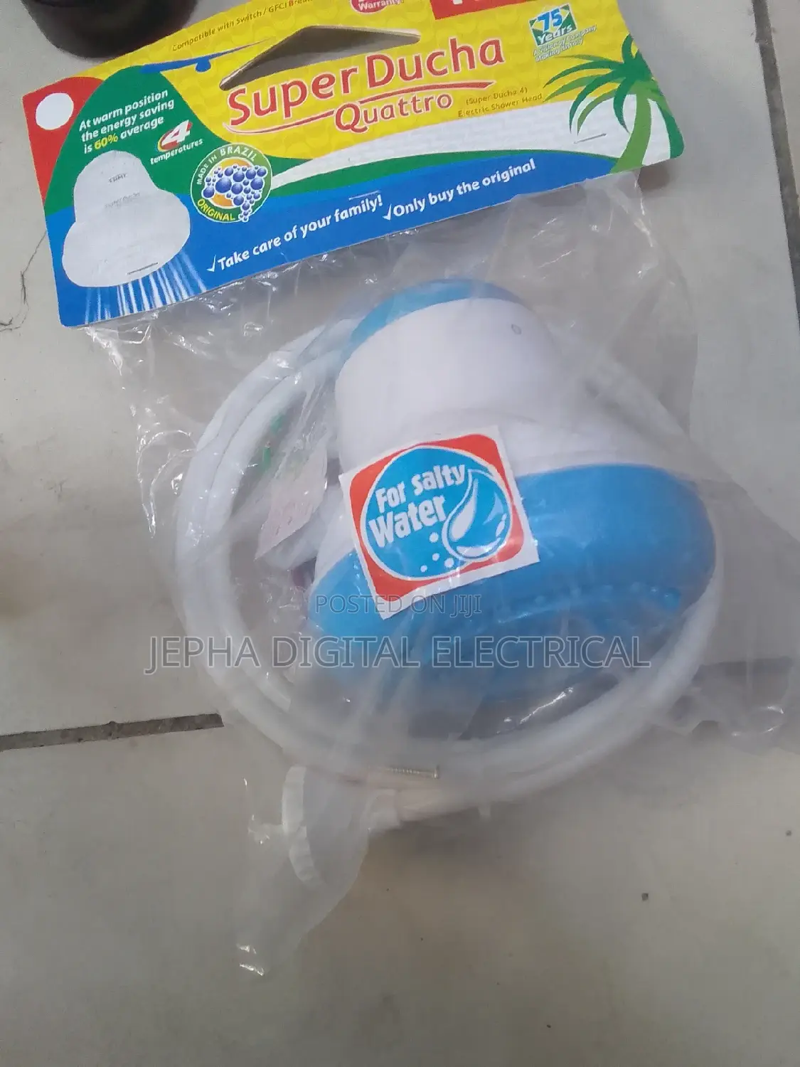 Supee Ducha Shower Head Only for Salty Waters