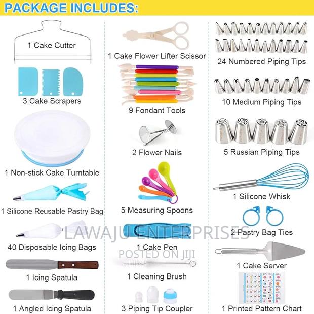 114 PCS Cake Decorating Set