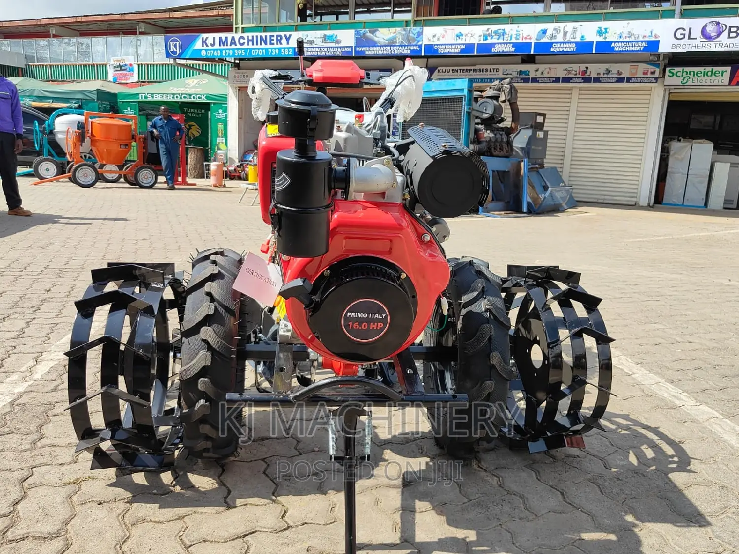 Primo Italy Power Tilling Tractor 16hp Diesel Engine