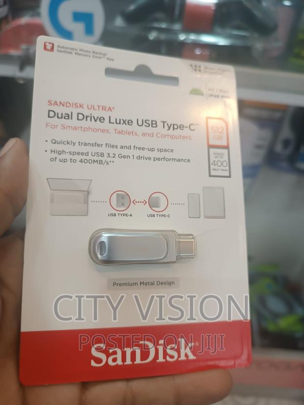 Sandisk Ultra Dual Drive Luxe USB TYPE -C 512gb!! 512gb!! - main view