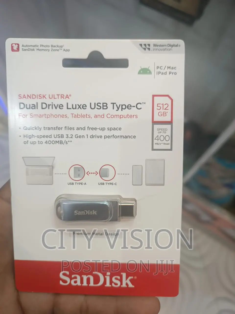 Dual Drive Luxe USB TYPE -C 512 GB Sandisk 512 GB !!