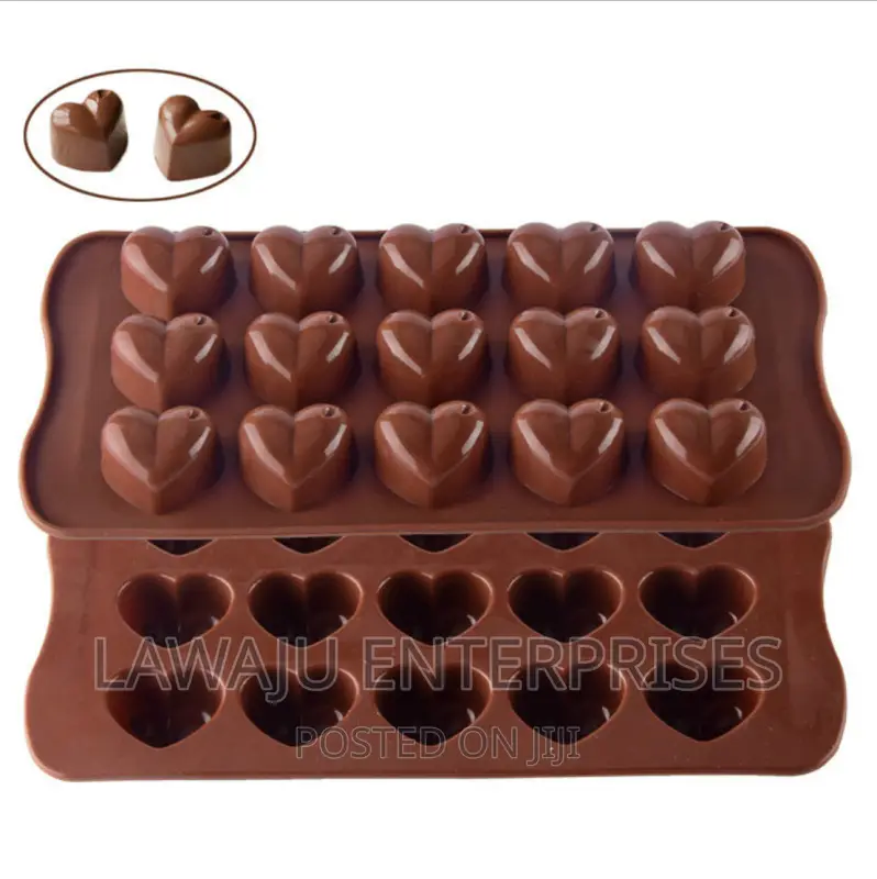 15 Slots Love Chocolate Mold