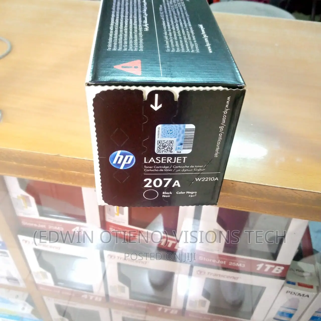 Original HP207A Black(W2210A)