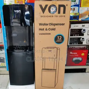 Von Black Hot and Cold Water Dispenser (Compressor Cooling