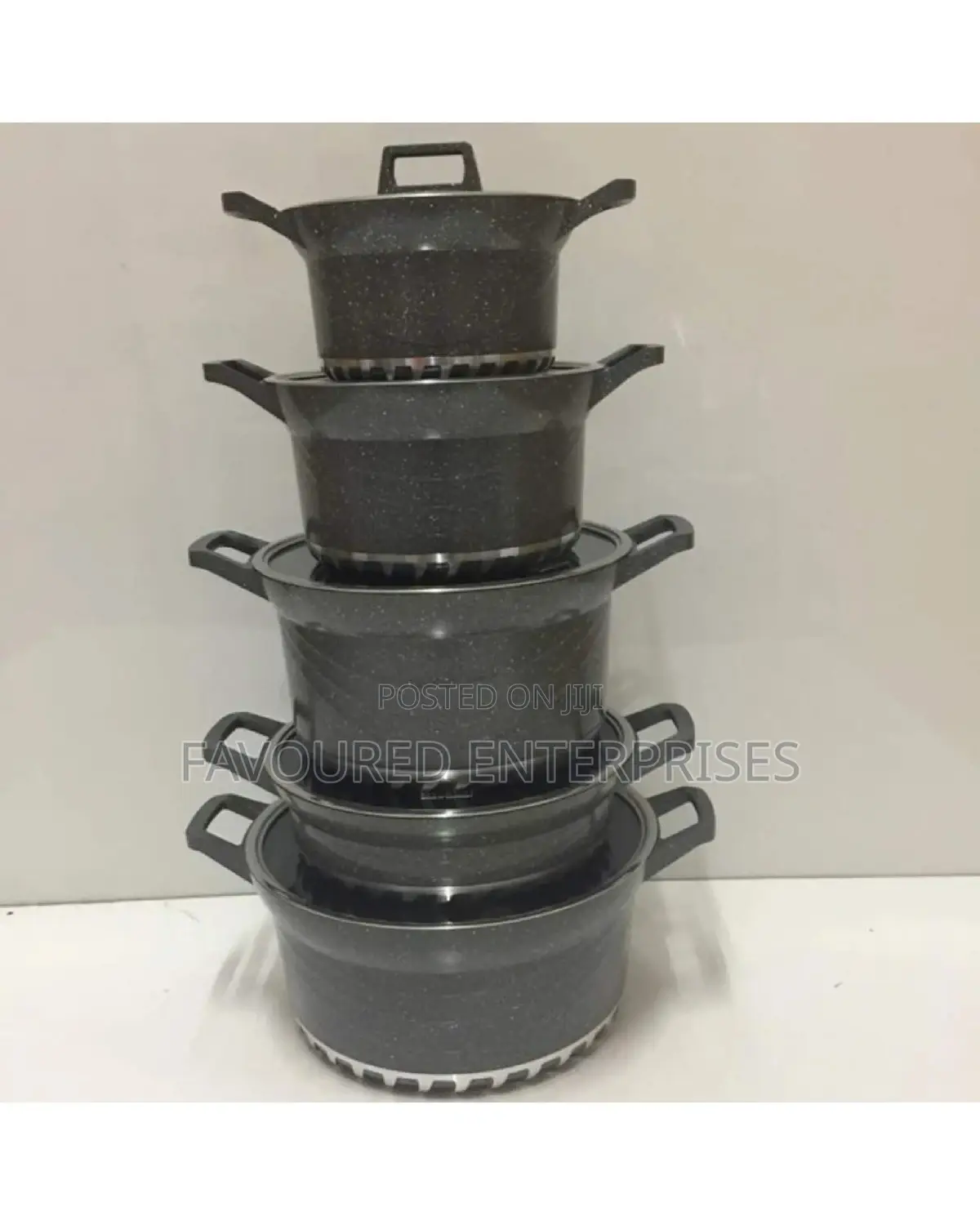 Bosch Cookware Set 10pcs Heavy Nonstick Granite Cookware Set