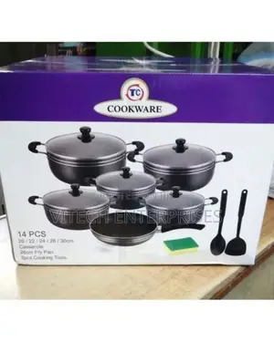 TC Modern Classic Quality Non Stick Cooking Pot With Pan.