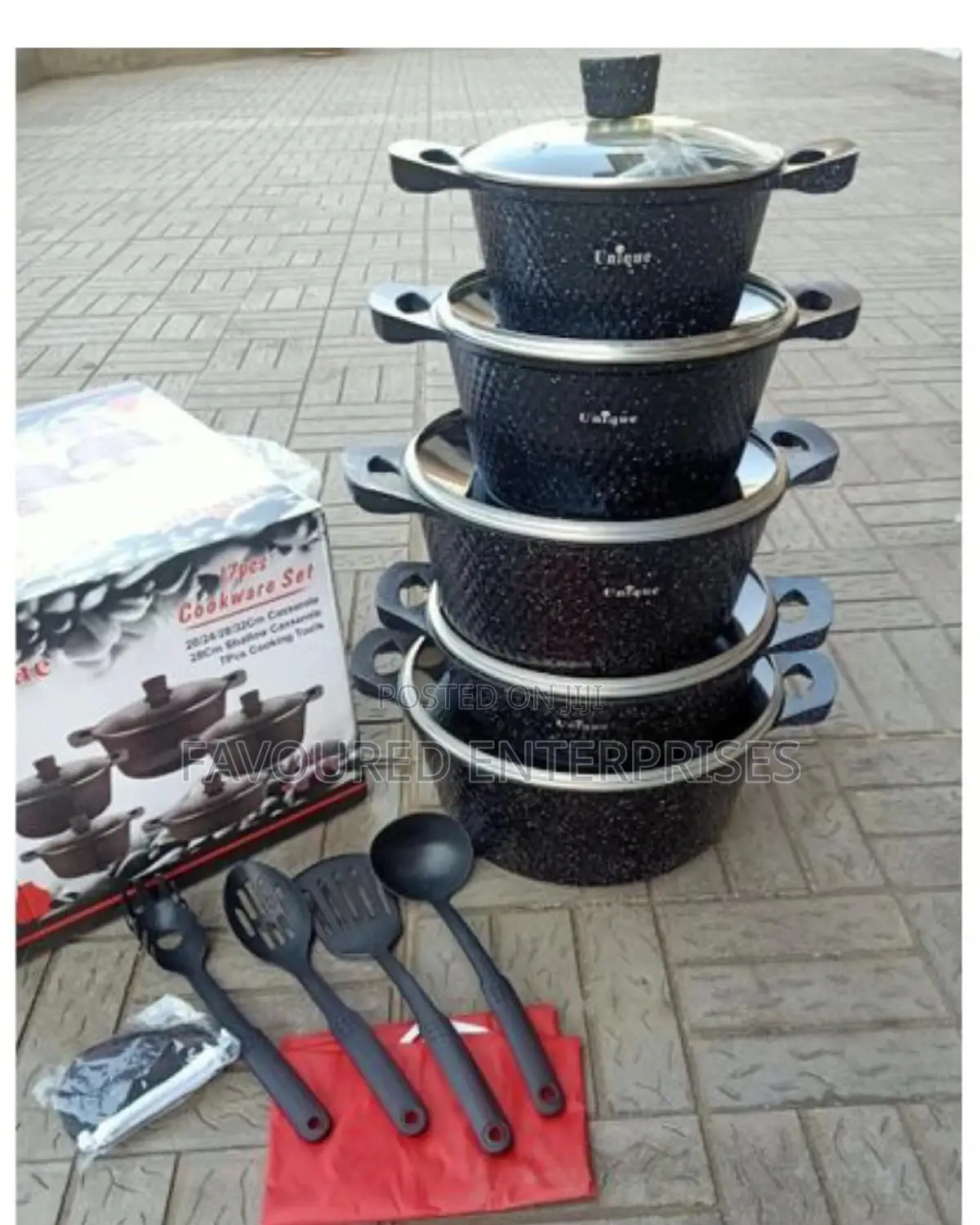 Unique 17 PCS High Performance Nonstick