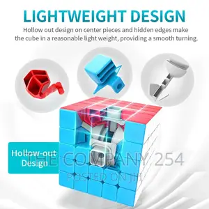 5x5 Magic Cube Stickerless Professional Speed Fidget Toys .