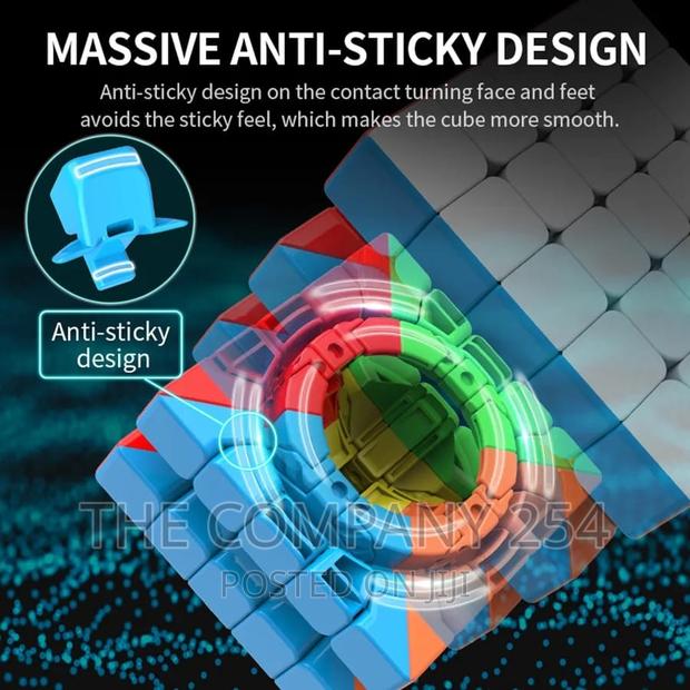 5x5 Magic Cube Stickerless Professional Speed Fidget Toys . - thumbnail 5