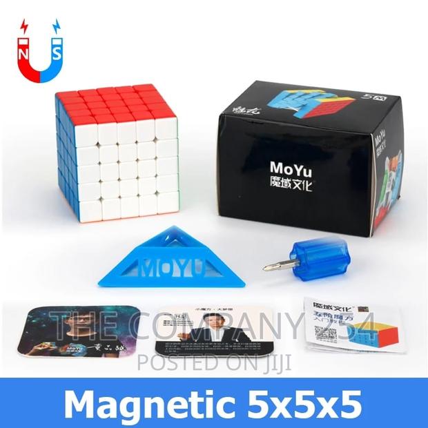 5x5 Magic Cube Stickerless Professional Speed Fidget Toys . - thumbnail 7