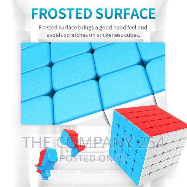 5x5 Magic Cube Stickerless Professional Speed Fidget Toys . - thumbnail 8