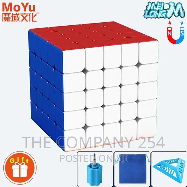 5x5 Magic Cube Stickerless Professional Speed Fidget Toys . - thumbnail 10