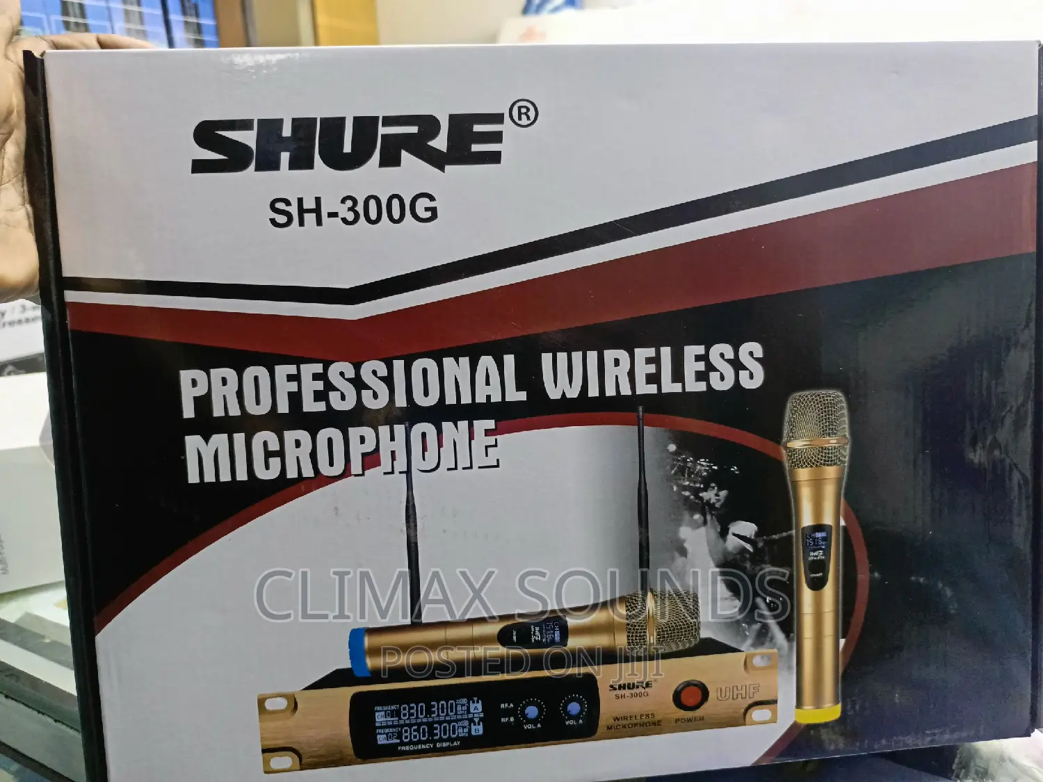 Professional Wireless Microphone Shure Sh-300g