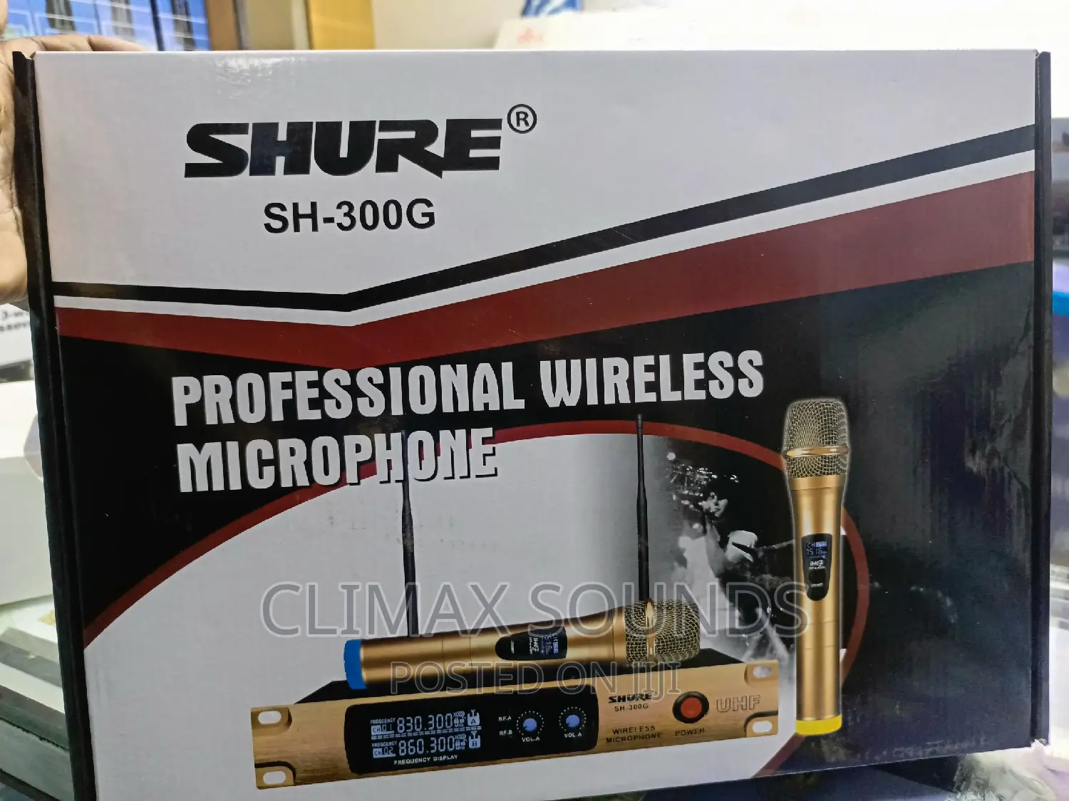 Professional Wireless Microphone Shure Sh-300g