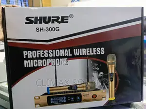Professional Wireless Microphone Shure Sh-300g