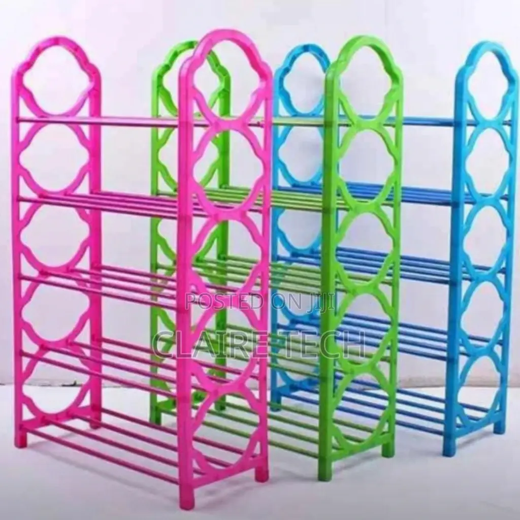 Plastic 5 Tier Shoe Rack Nunix