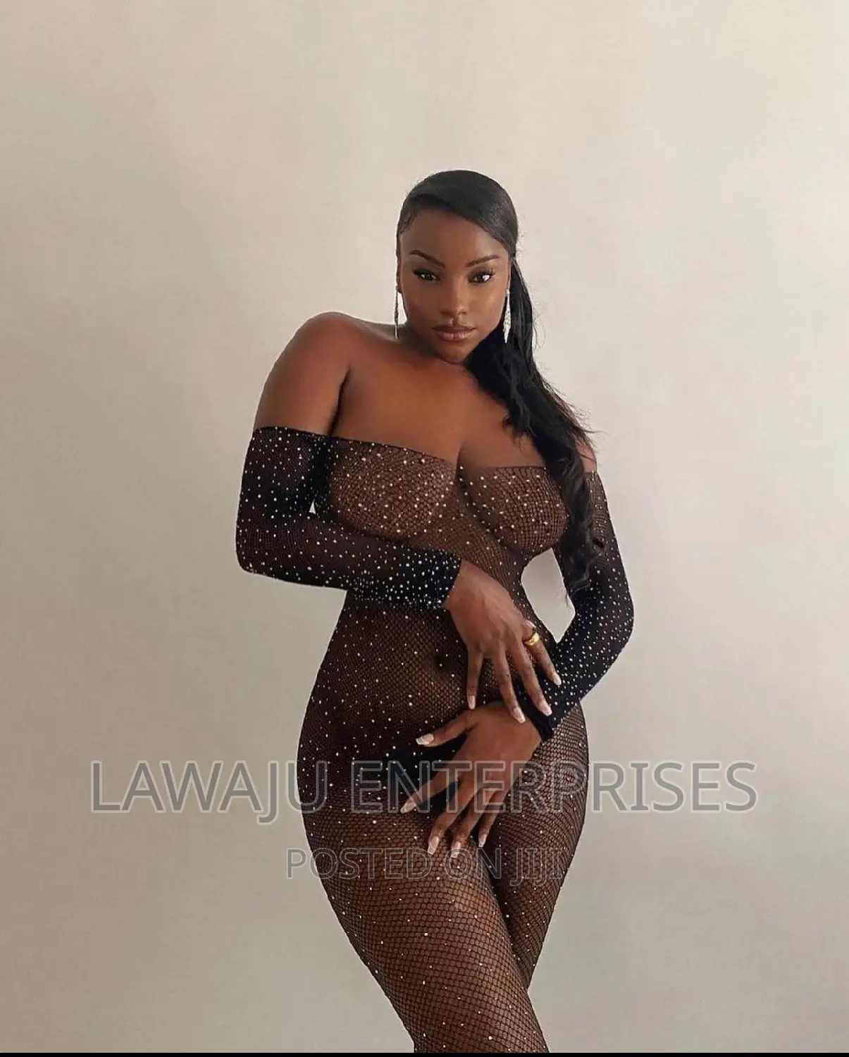Closed Crotch Full Body Rhinestone Set