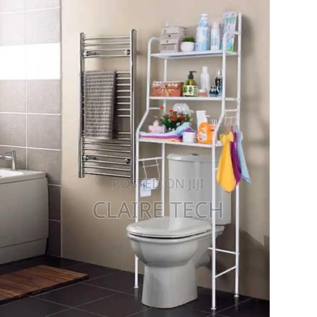 Washroom Rack Organizer (White)