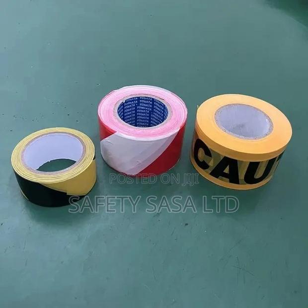 Yellow Black Tape With Caution Print - thumbnail 2