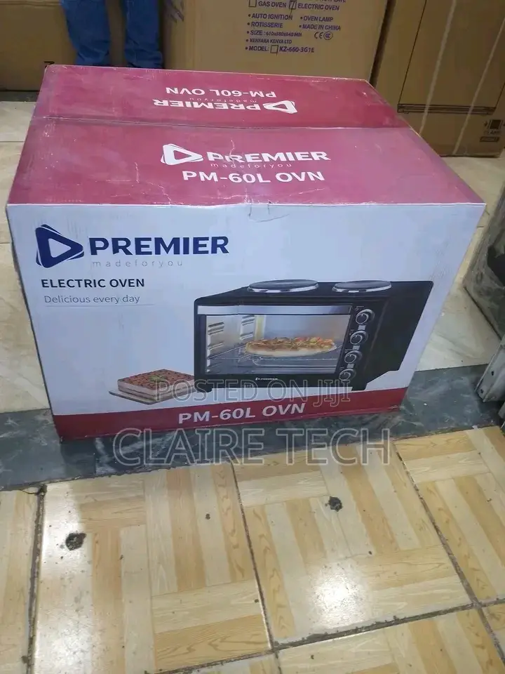 60L Premier Electric Oven With Hot Plates.