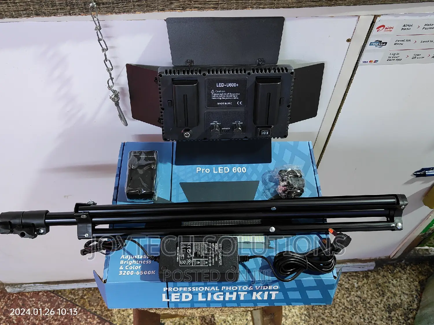 Hot Slaes Pro Led 600 Video Light Pro Photography Lamp