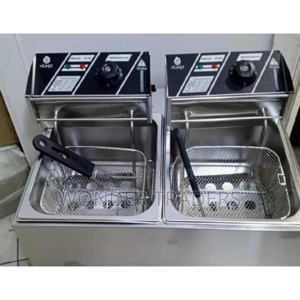 Nunix Double Deep Fryer 12litre