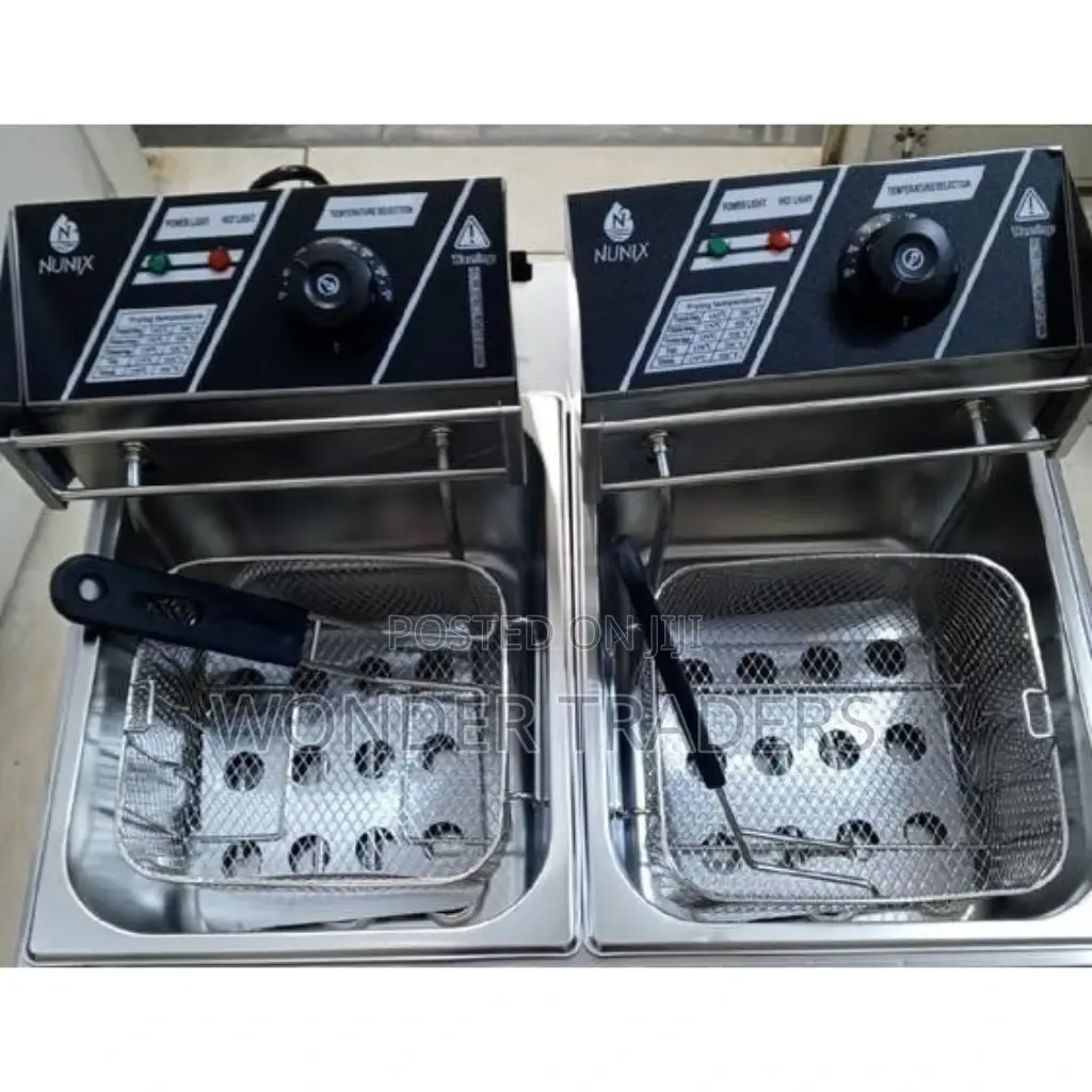 Nunix Double Deep Fryer 12litre,