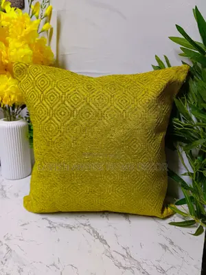 Gold Yellow Throw Pillow Cover 45cm by 45cm