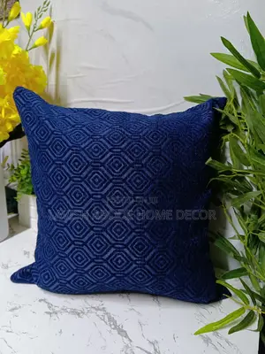 Americano Navy Blue Throw Pillow Cover 45 by 45cm