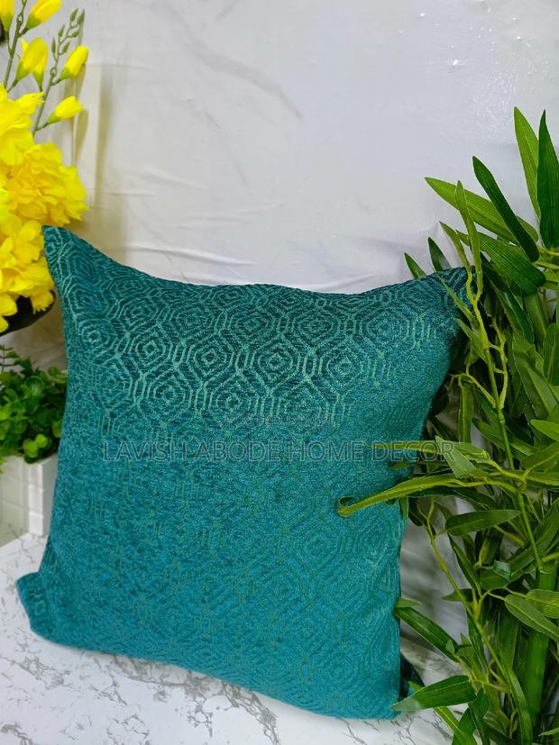 Teal Throw Pillow Cover 45cm by 45cm - main view