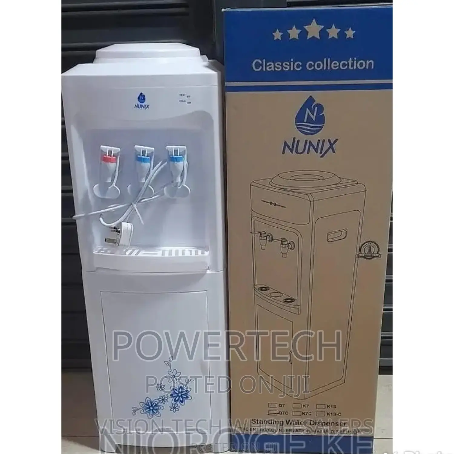 Nunix Hot ,Cold and Normal Water Dispenser -White.