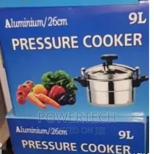 Nunix Aluminium Pressure Cooker Explosion Proof 9 Litres